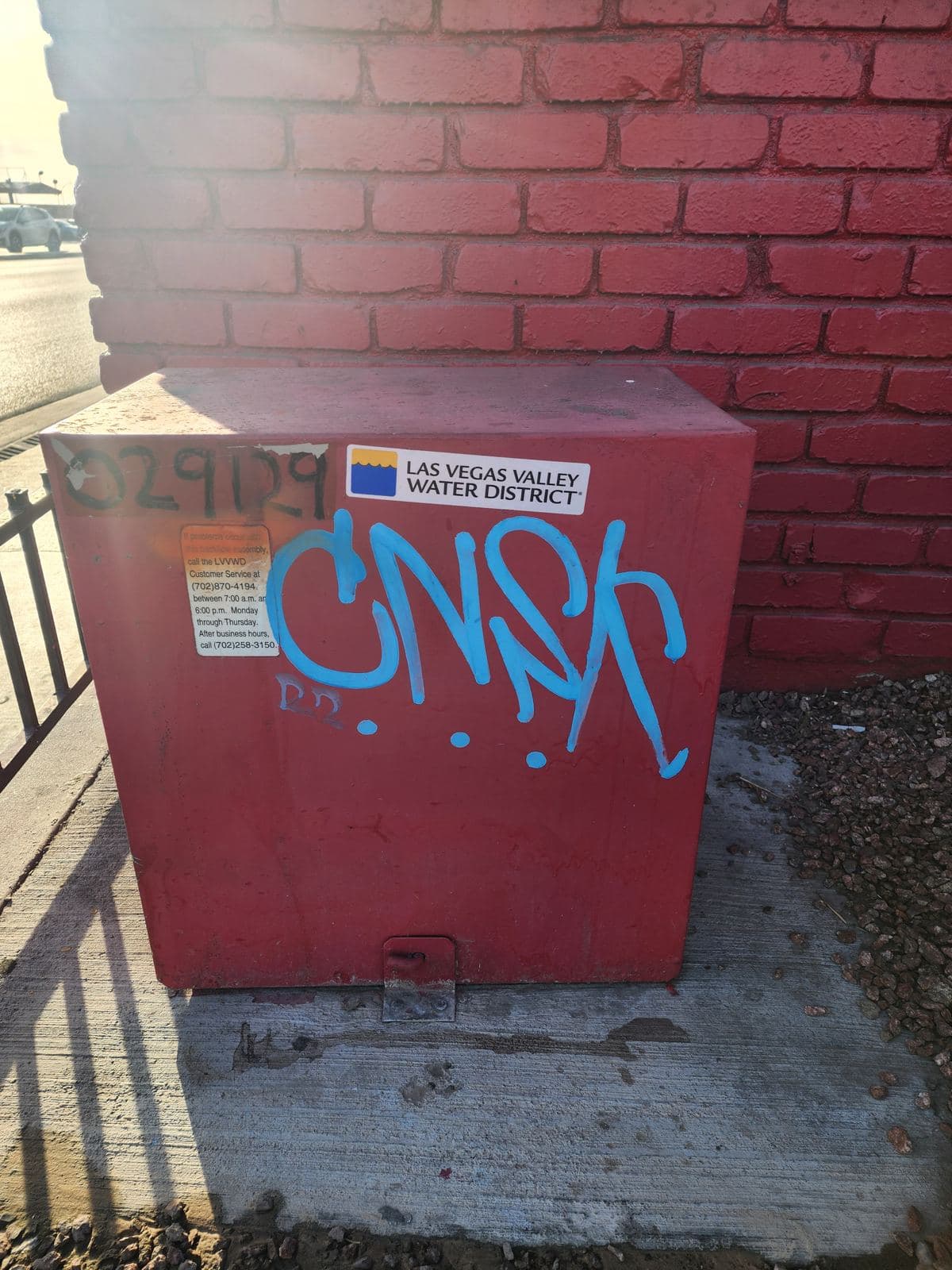 Utility box, before