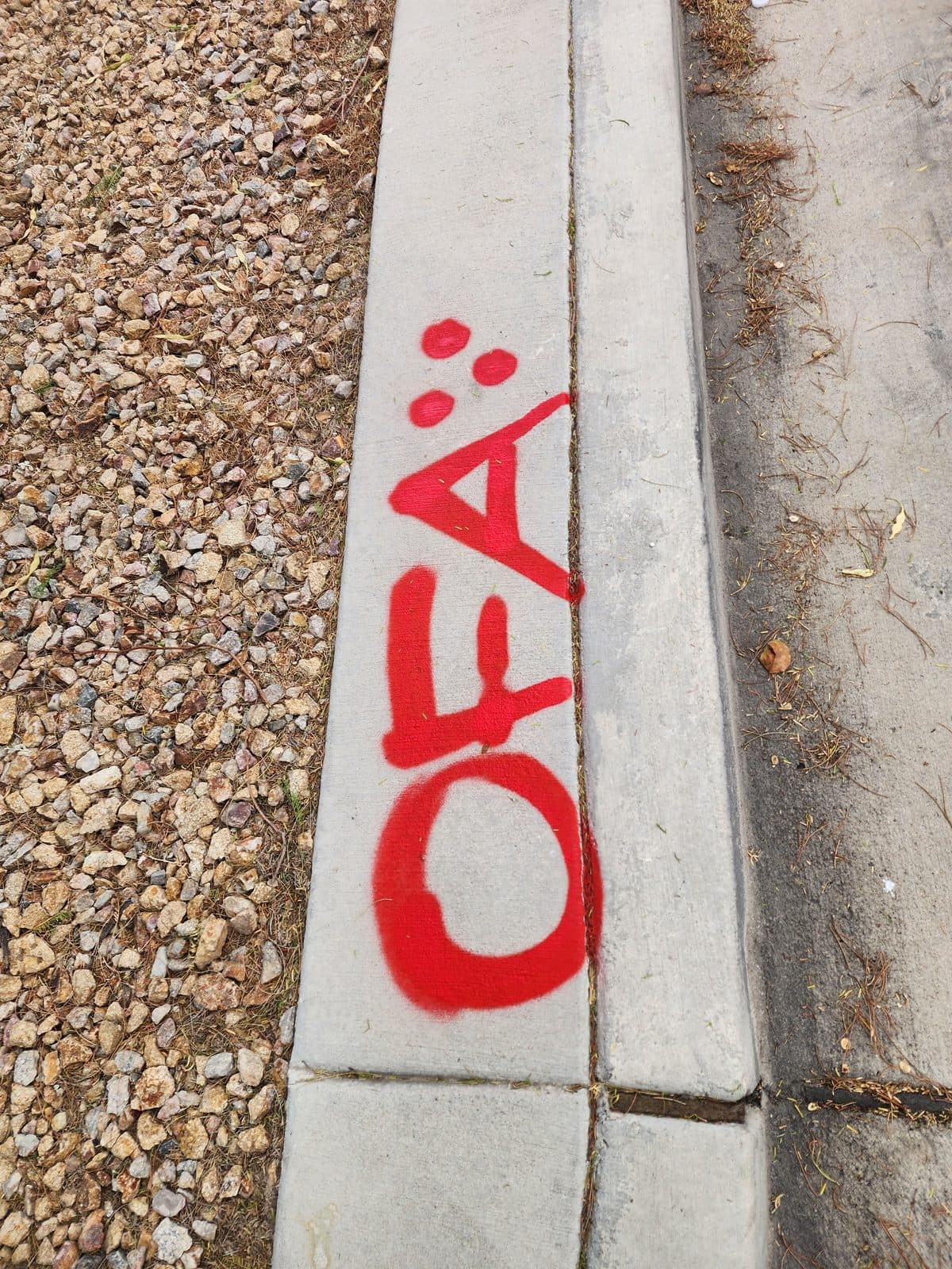 Curb, before