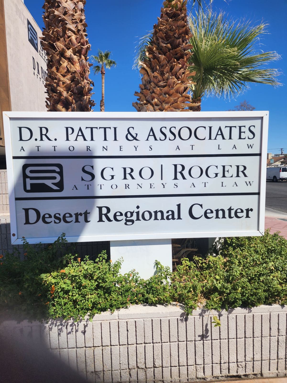 Office sign, after