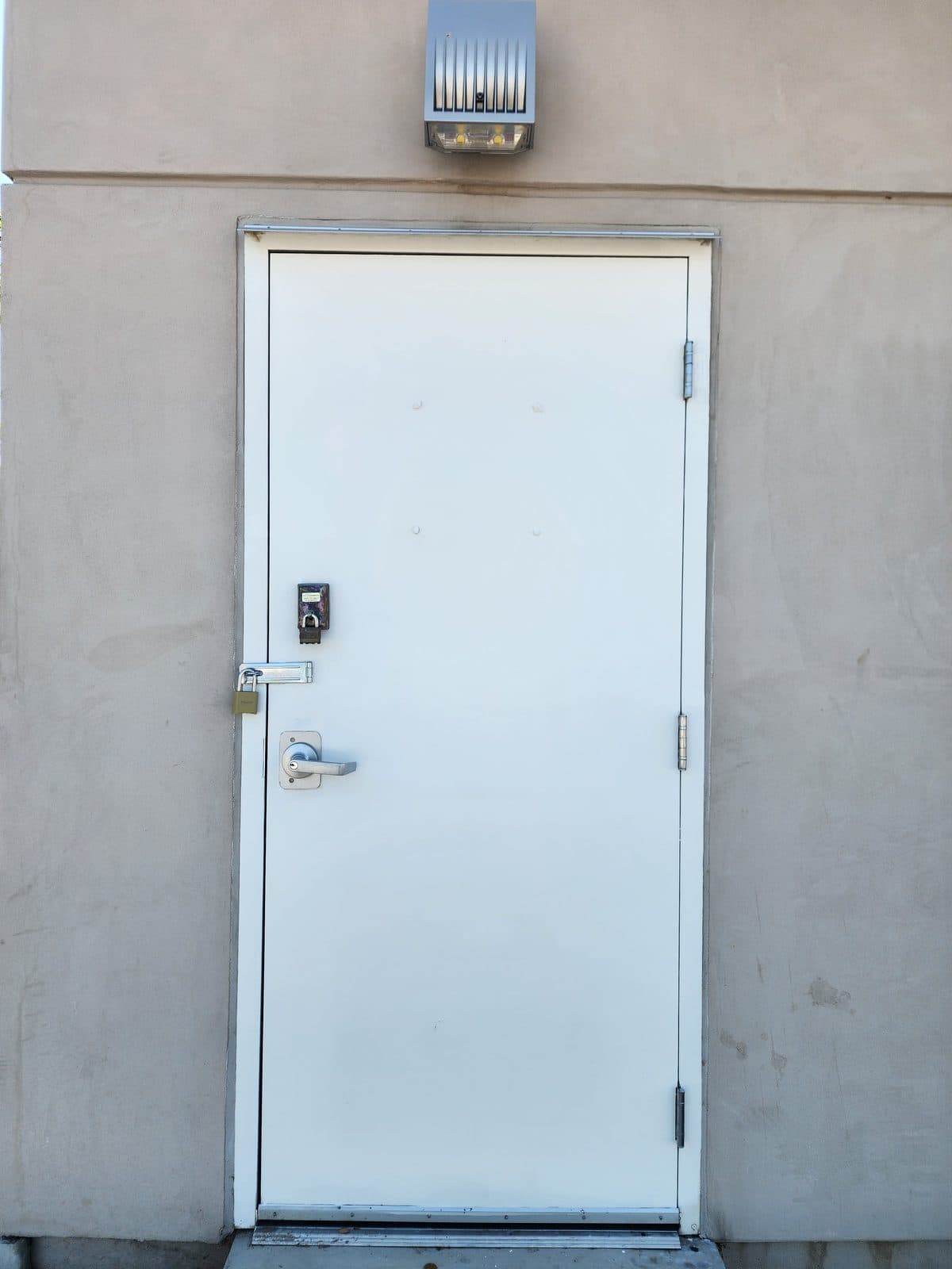 Steel door, after