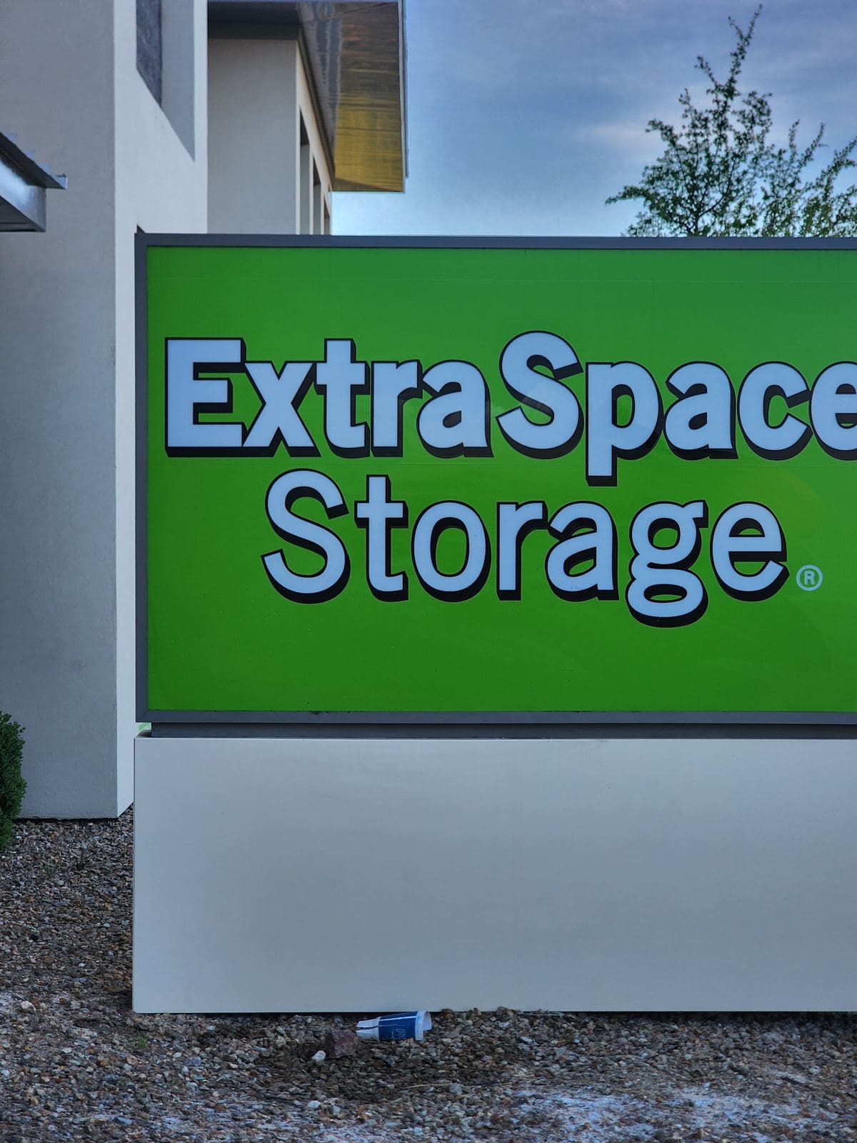Business sign, after