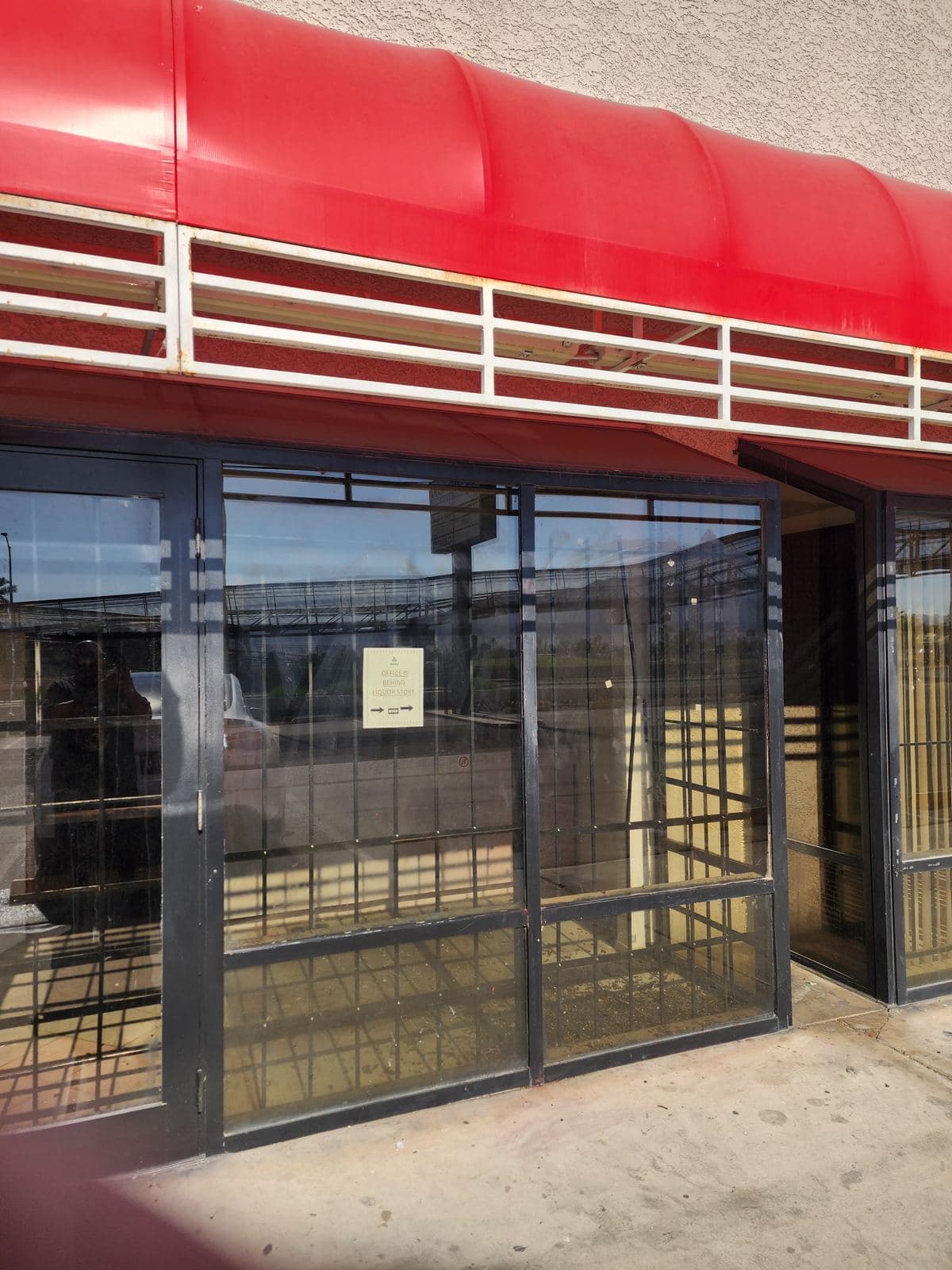 Storefront glass, after