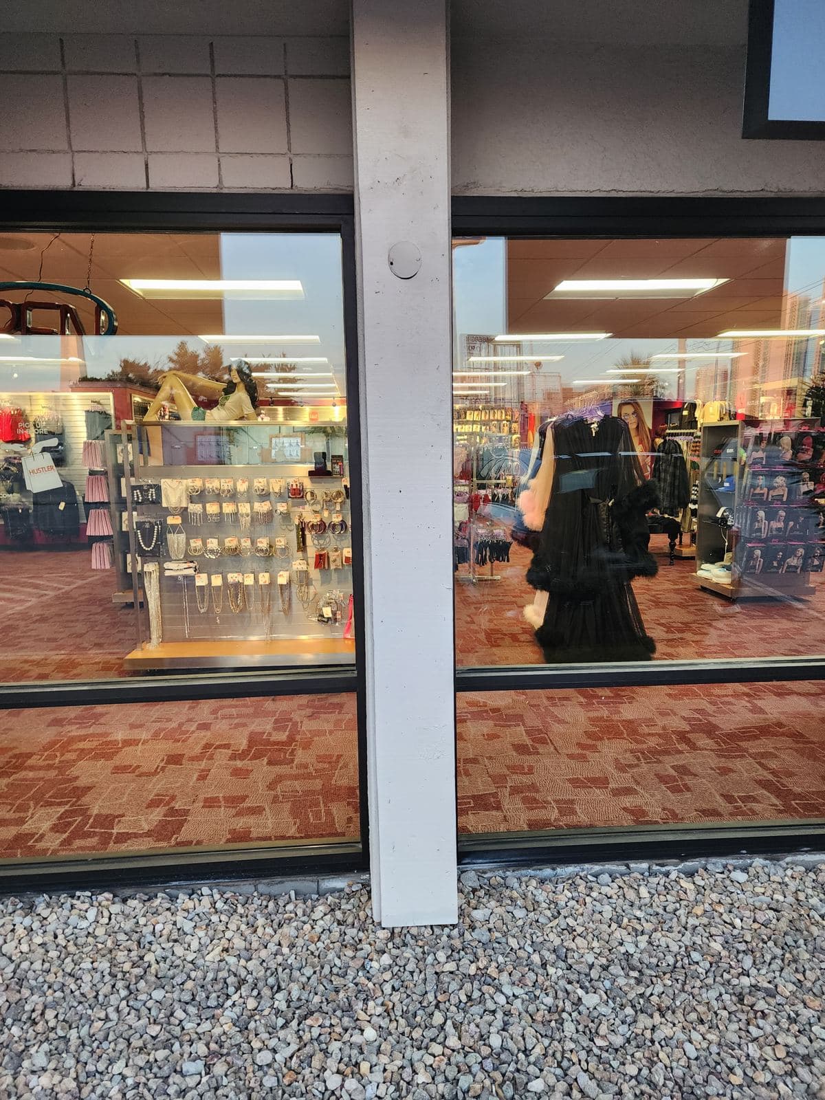 Store window, after
